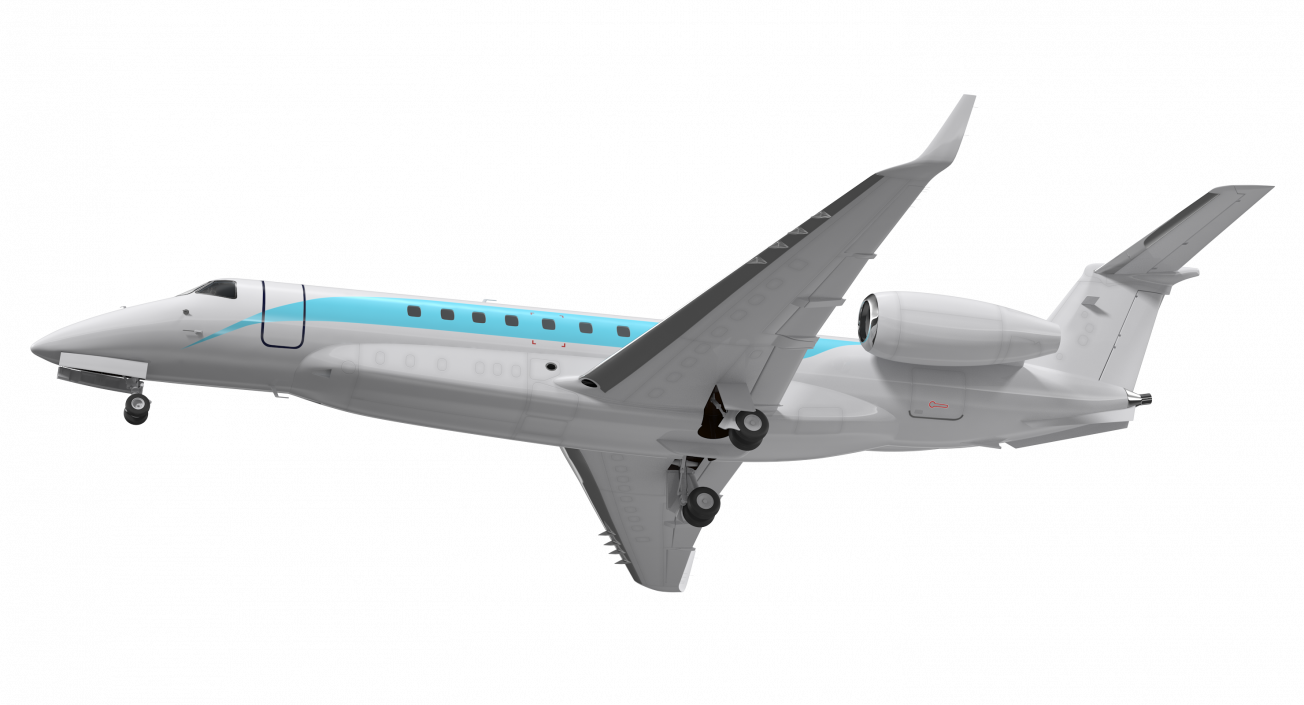 3D Private Jet Generic Rigged