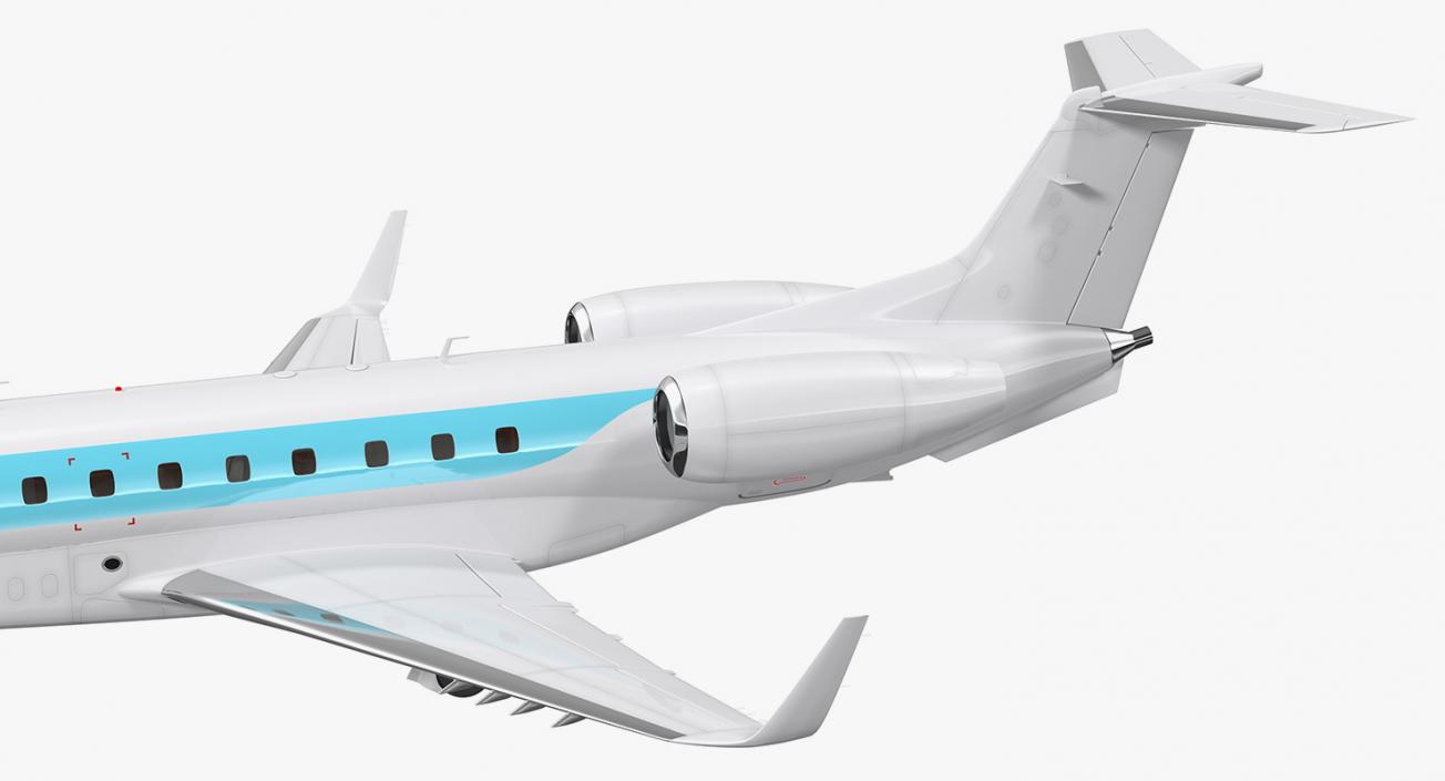 3D Private Jet Generic Rigged