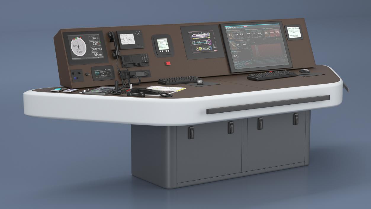 Military Control Station 3D model