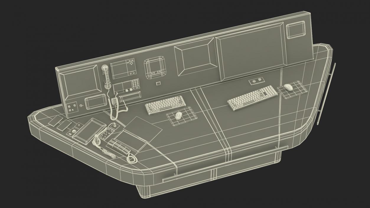 Military Control Station 3D model