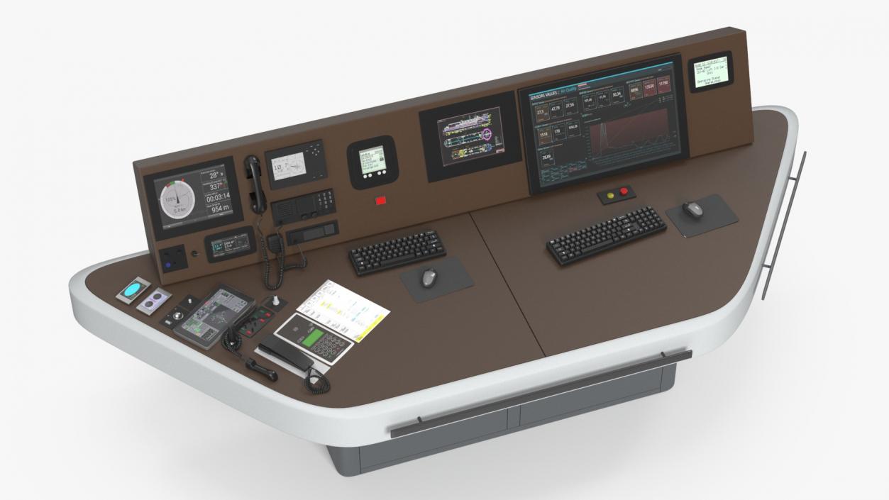 Military Control Station 3D model