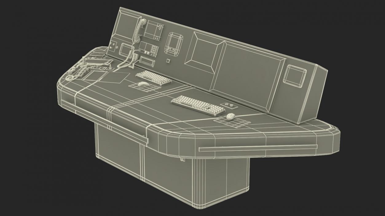 Military Control Station 3D model