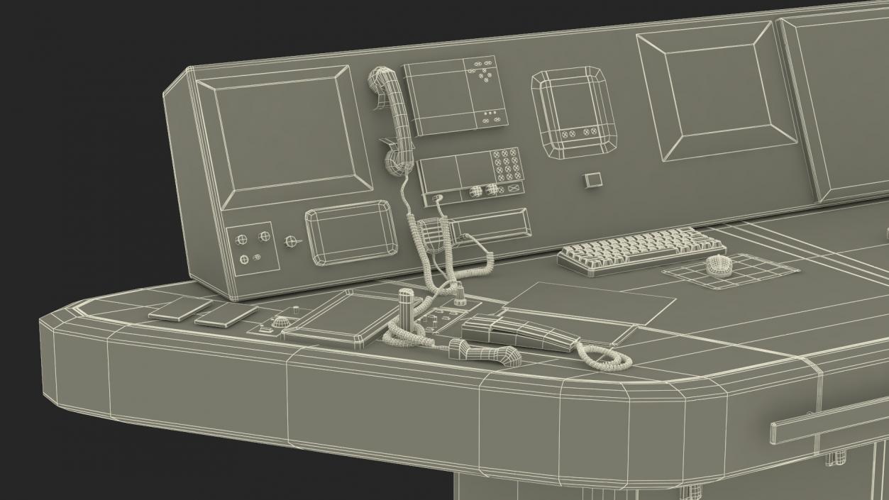 Military Control Station 3D model