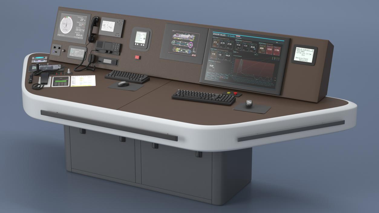 Military Control Station 3D model