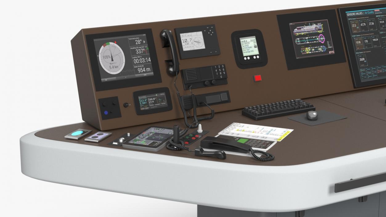 Military Control Station 3D model