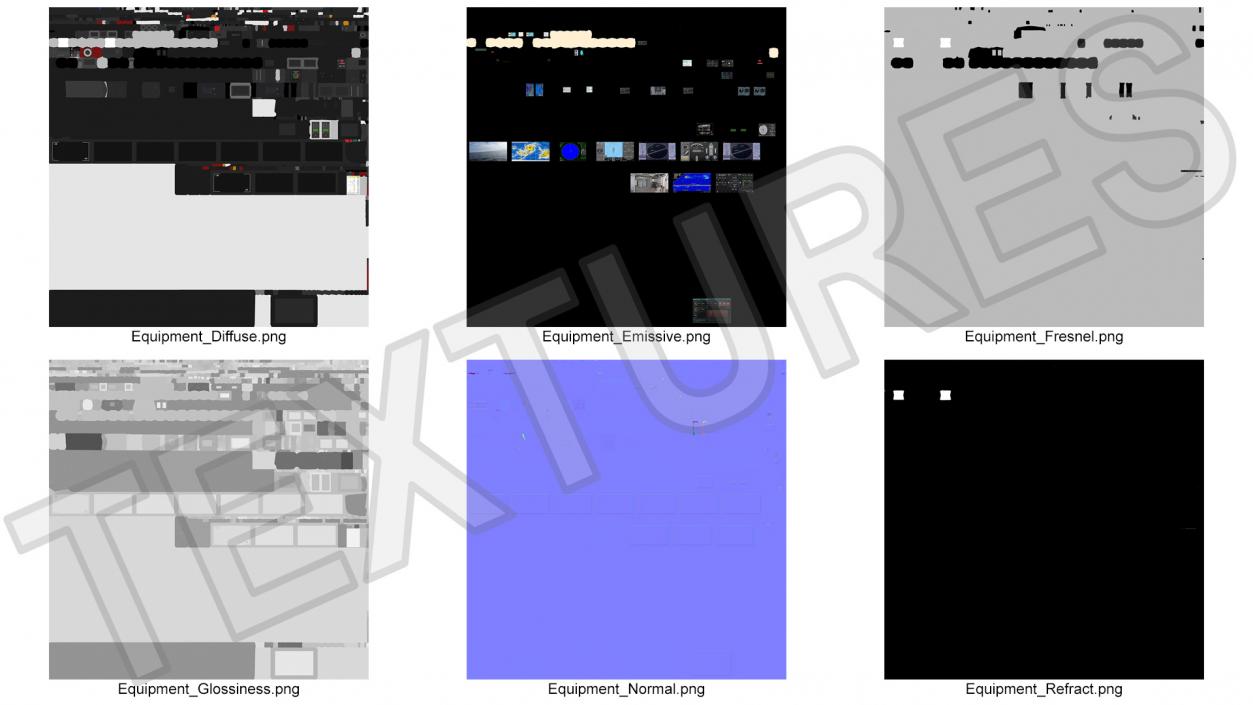 Military Control Station 3D model