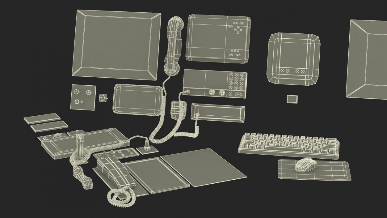 Military Control Station 3D model