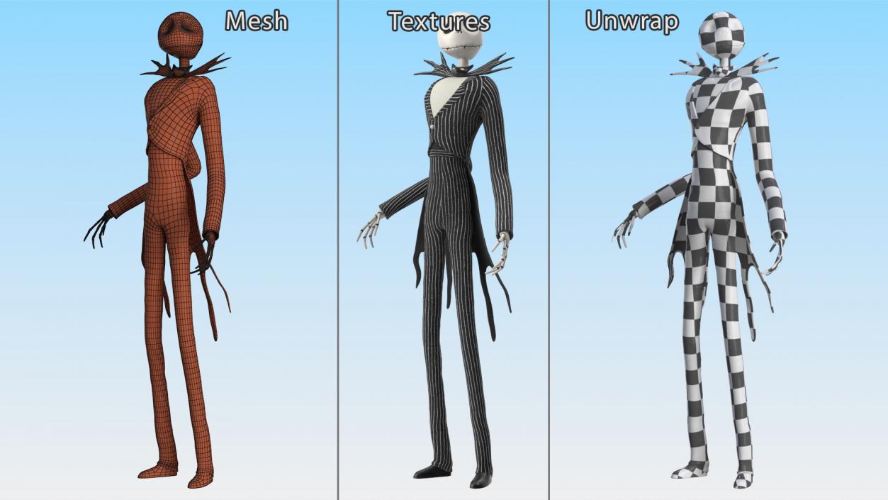 3D model Jack Skellington Standing