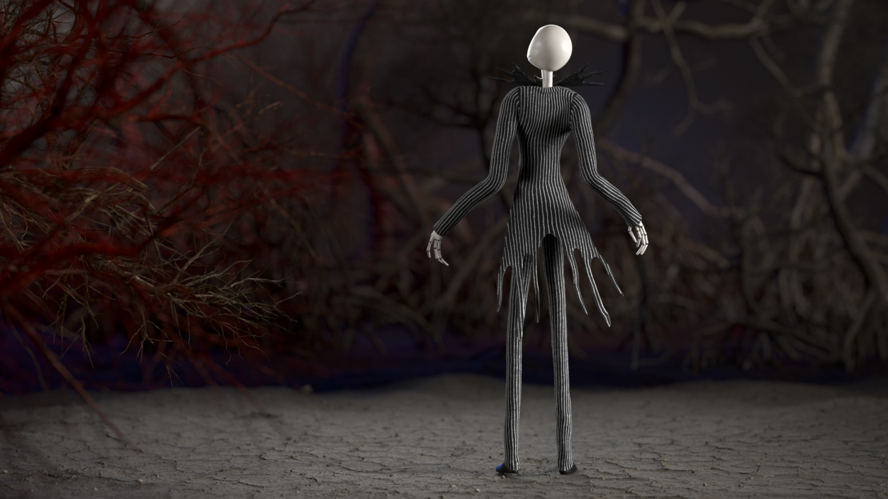 3D model Jack Skellington Standing