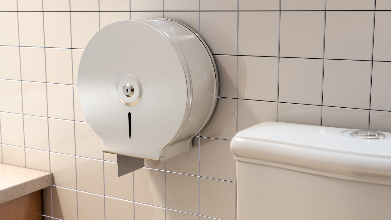 Jumbo Toilet Tissue Dispenser 3D model