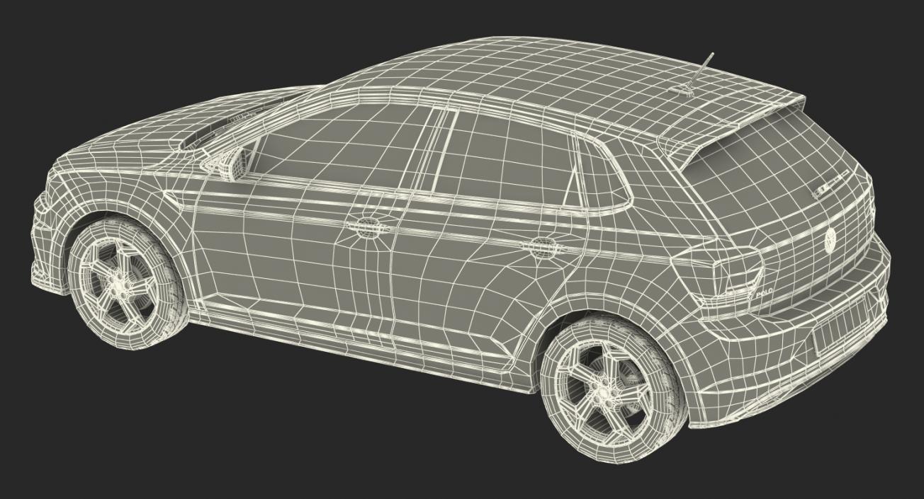 Volkswagen Polo 2018 Rigged 3D