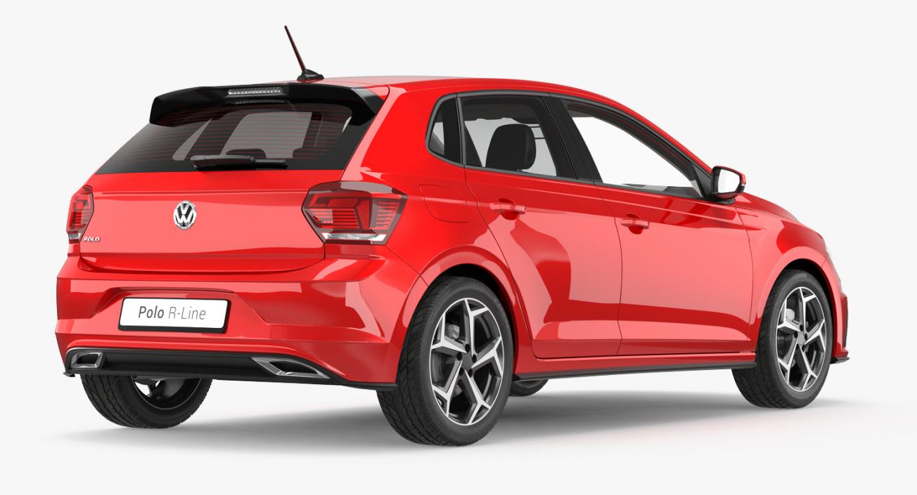 Volkswagen Polo 2018 Rigged 3D