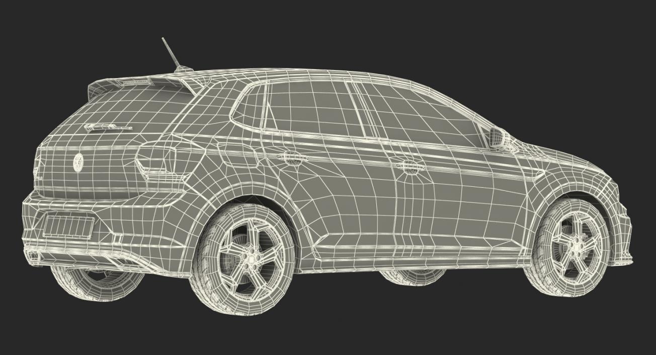 Volkswagen Polo 2018 Rigged 3D