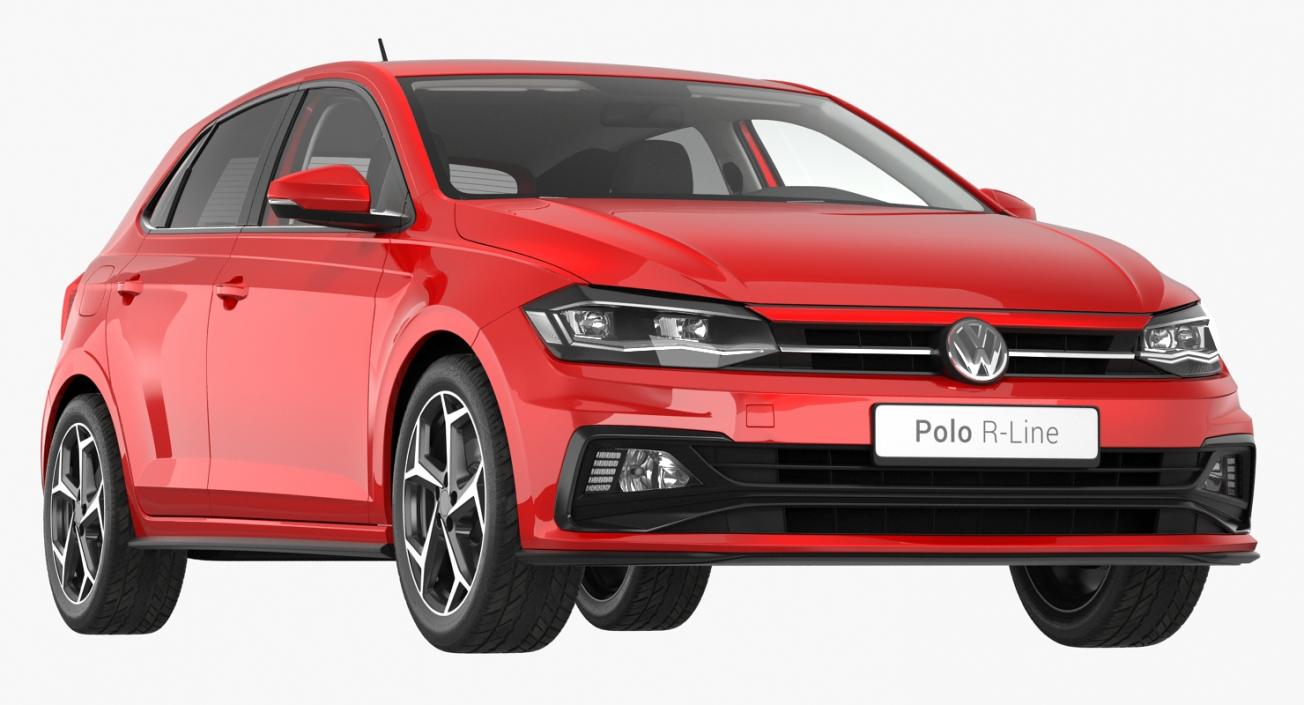 Volkswagen Polo 2018 Rigged 3D