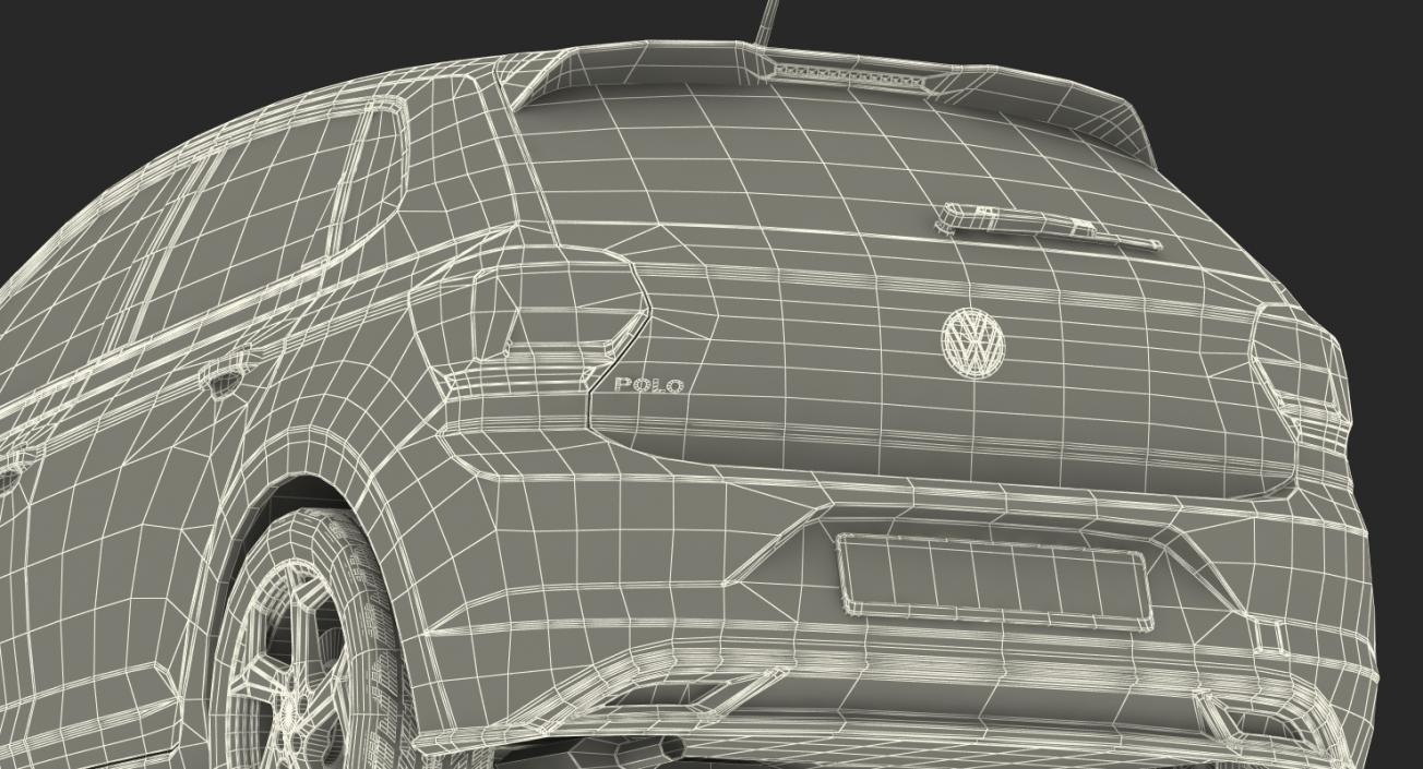 Volkswagen Polo 2018 Rigged 3D