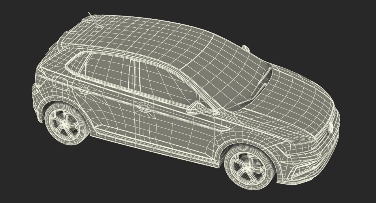 Volkswagen Polo 2018 Rigged 3D