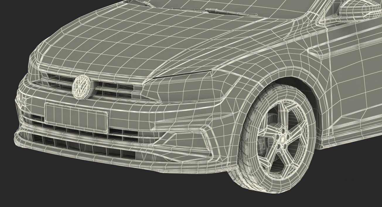 Volkswagen Polo 2018 Rigged 3D