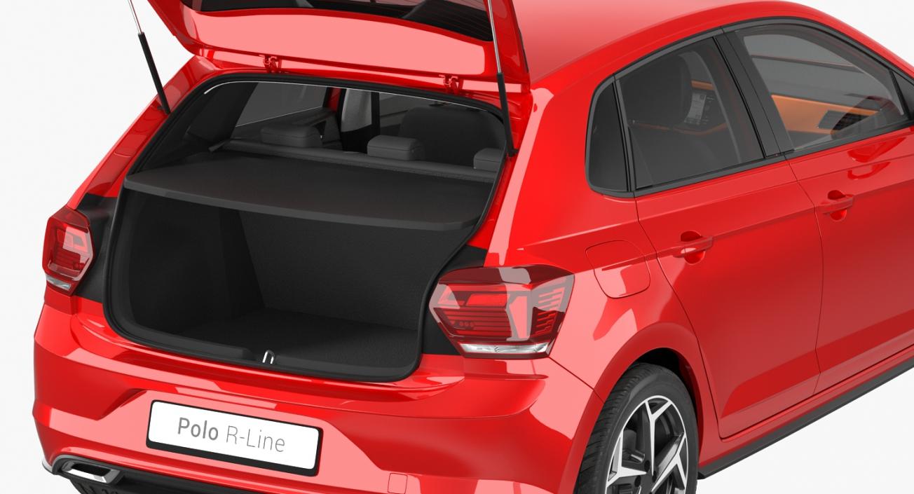 Volkswagen Polo 2018 Rigged 3D