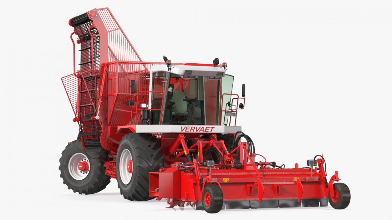 3D Vervaet 17T Self Propelled Beet Harvester Rigged model