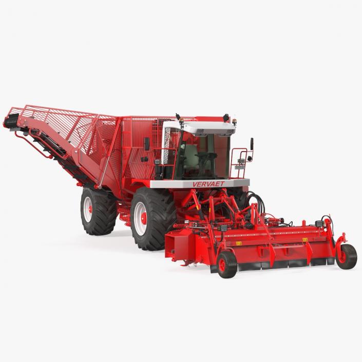 3D Vervaet 17T Self Propelled Beet Harvester Rigged model