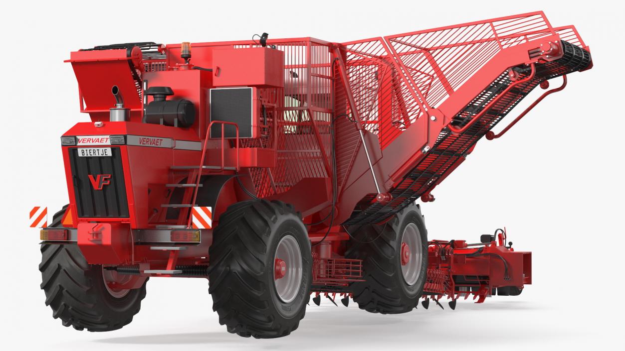 3D Vervaet 17T Self Propelled Beet Harvester Rigged model