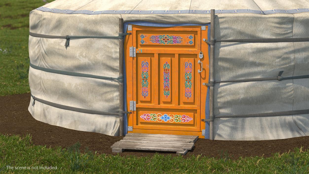 3D New Mongolian Yurt model