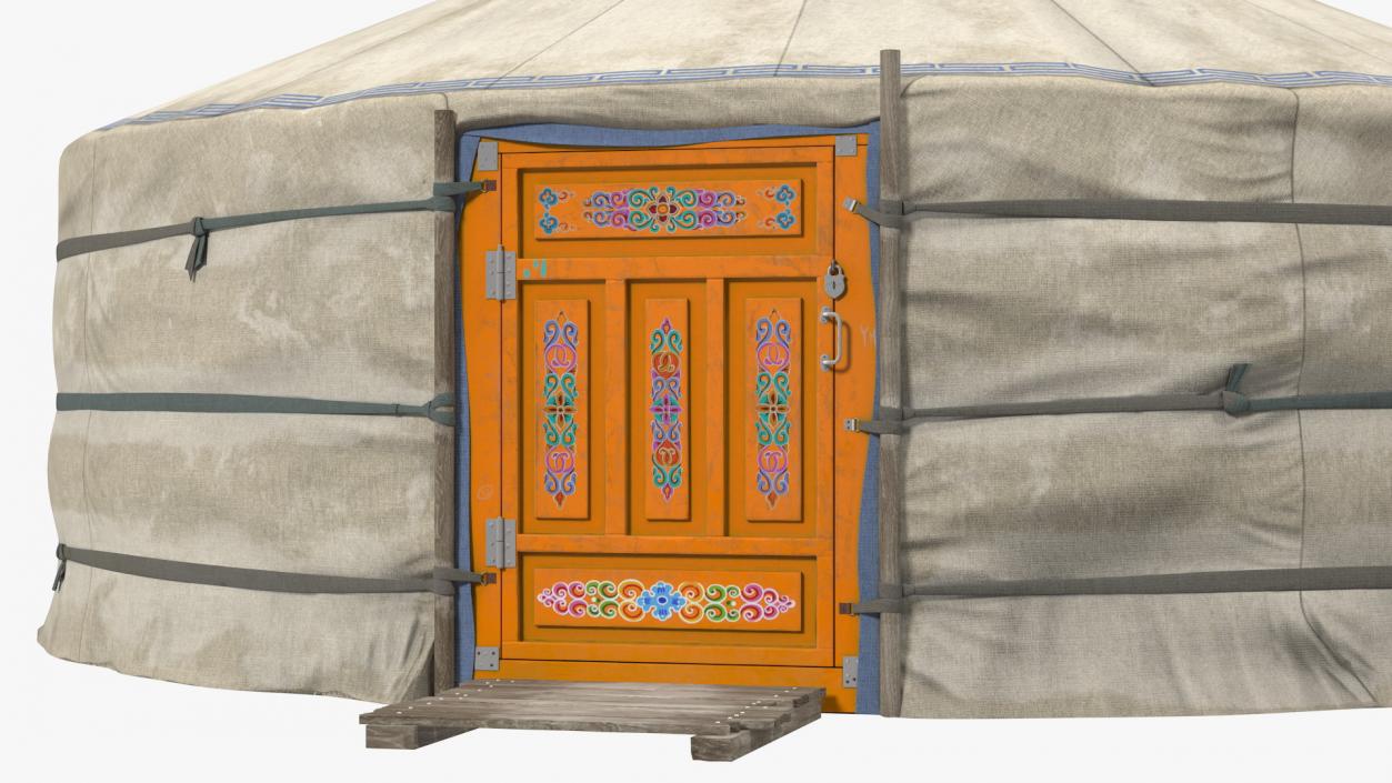 3D New Mongolian Yurt model