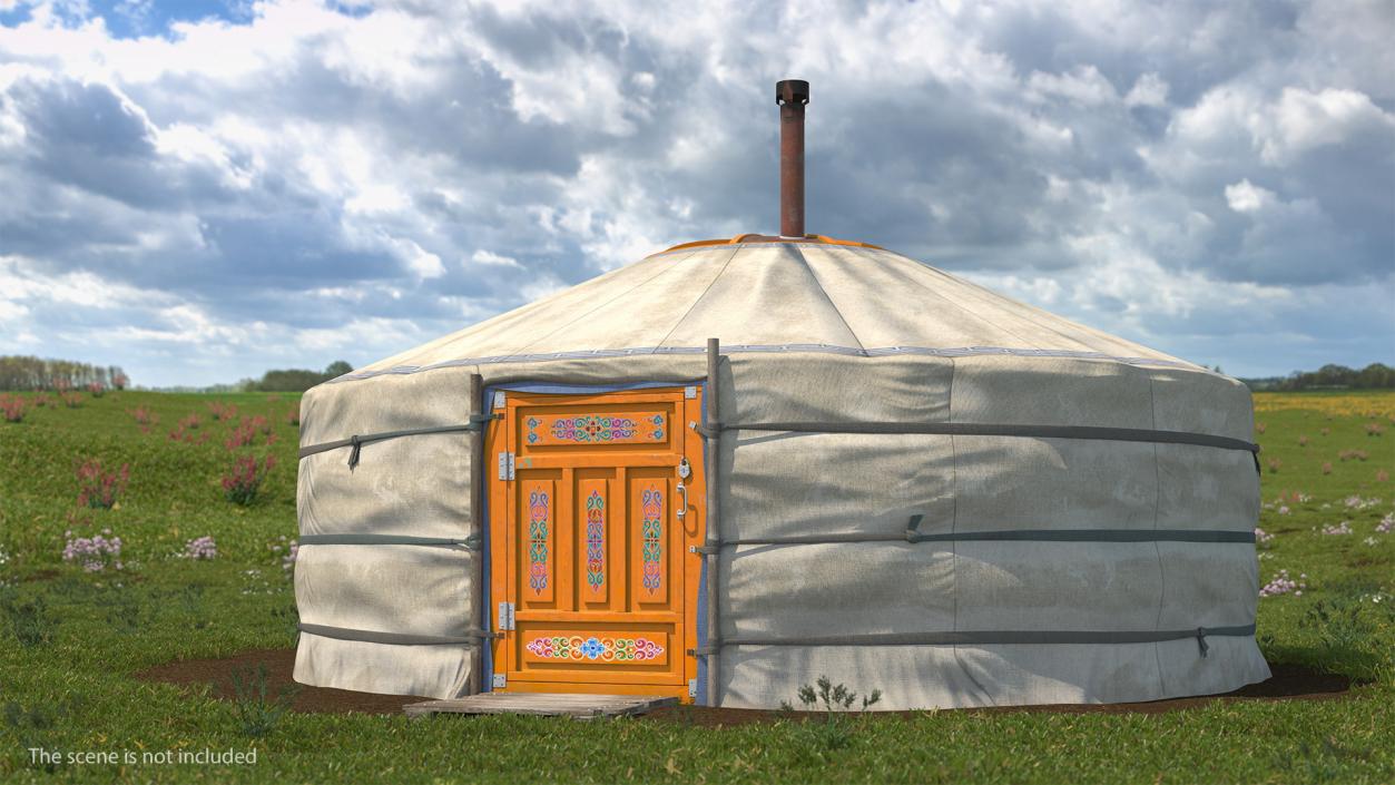 3D New Mongolian Yurt model