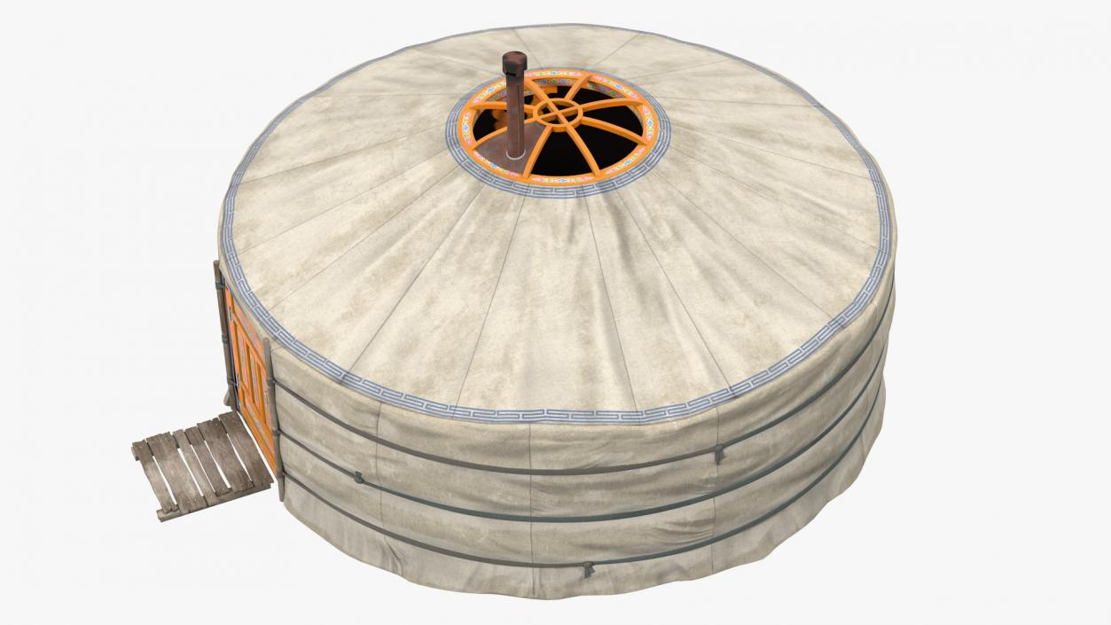 3D New Mongolian Yurt model