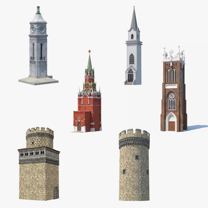 Towers Collection 4 3D model