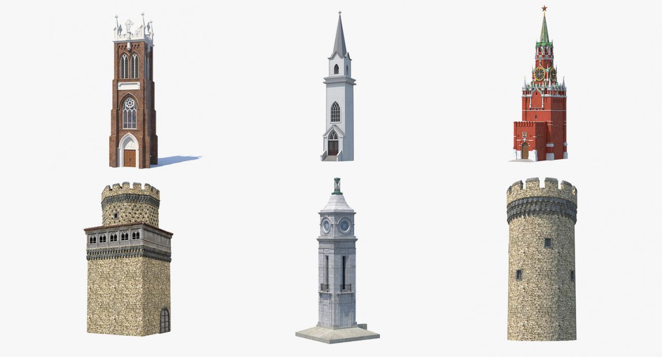 Towers Collection 4 3D model