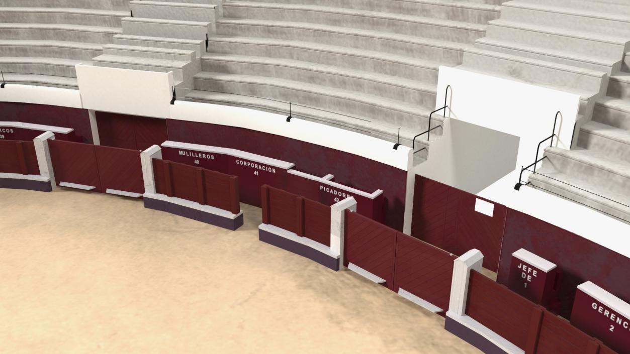 Santamaria Bullring 3D model