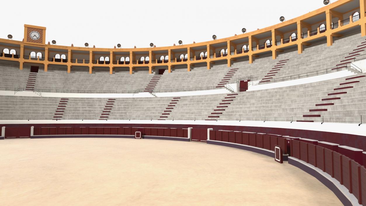 Santamaria Bullring 3D model