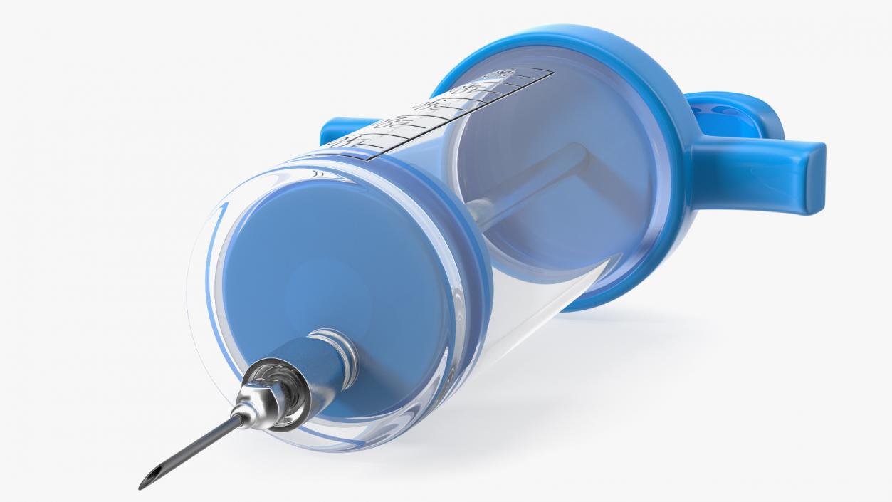 3D Veterinary Vaccine Syringes Collection model