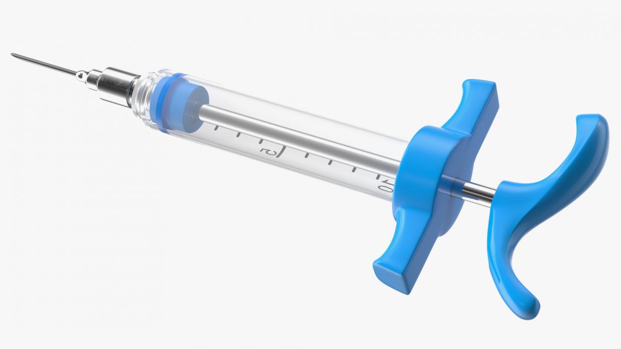 3D Veterinary Vaccine Syringes Collection model