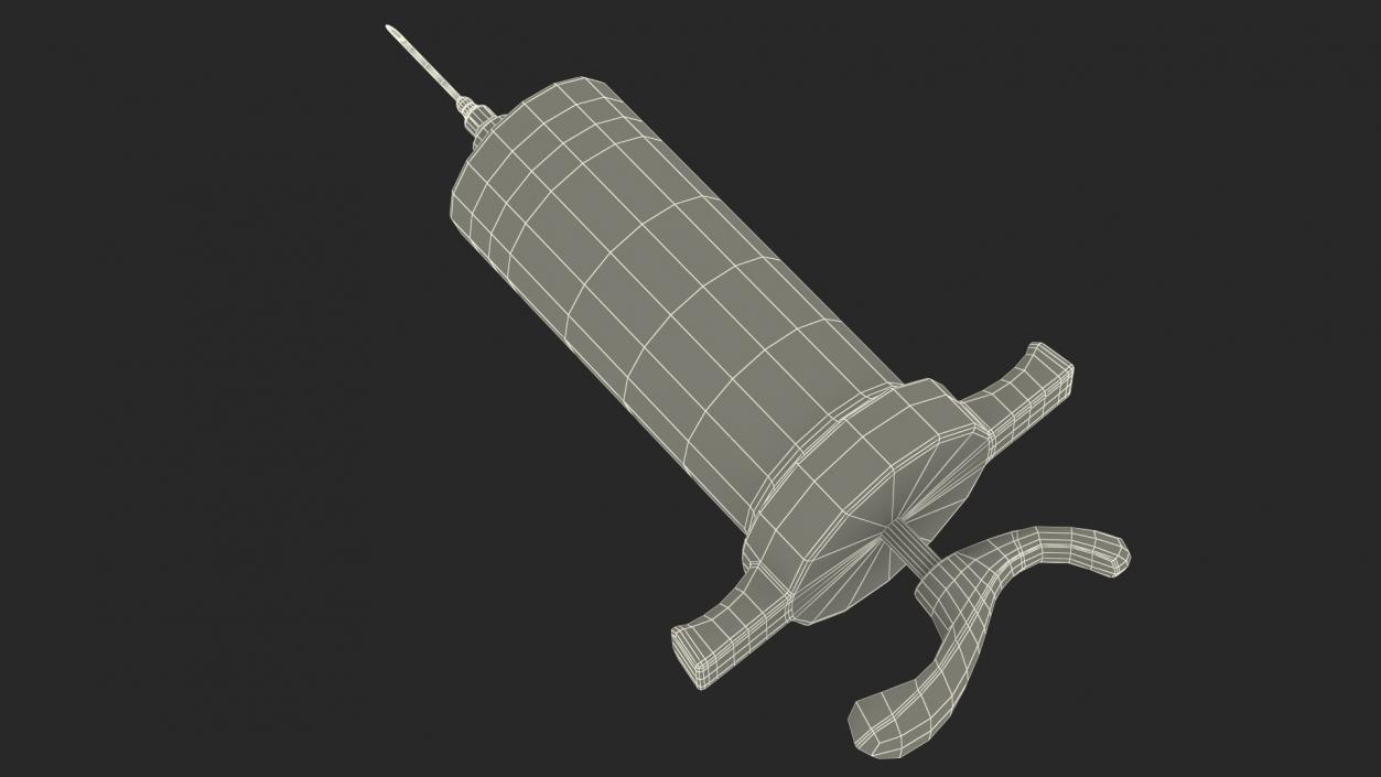 3D Veterinary Vaccine Syringes Collection model