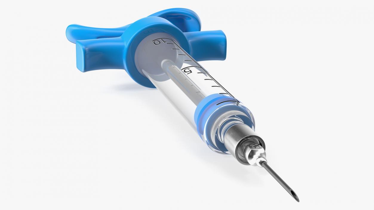 3D Veterinary Vaccine Syringes Collection model