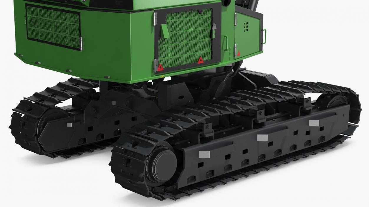 Tracked Knuckleboom Loader Generic 3D model