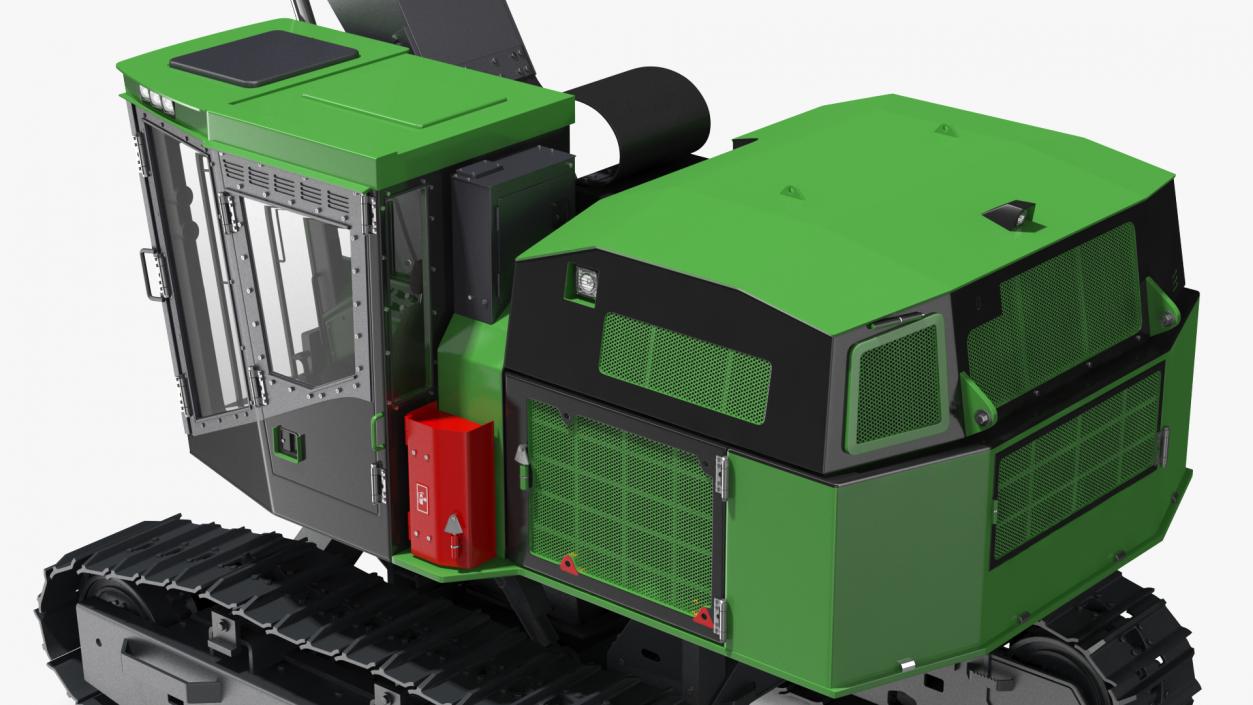 Tracked Knuckleboom Loader Generic 3D model