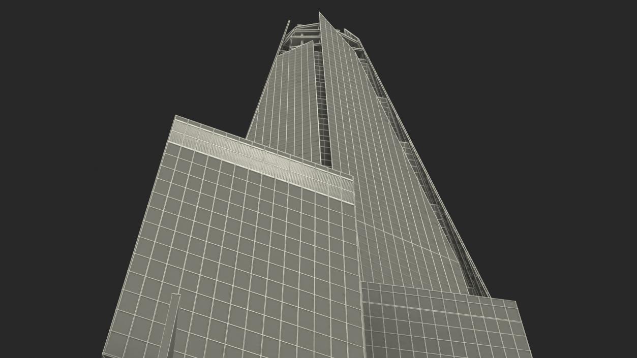 3D model The Shard Skyscraper