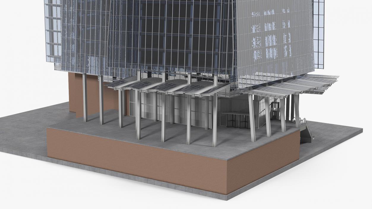 3D model The Shard Skyscraper