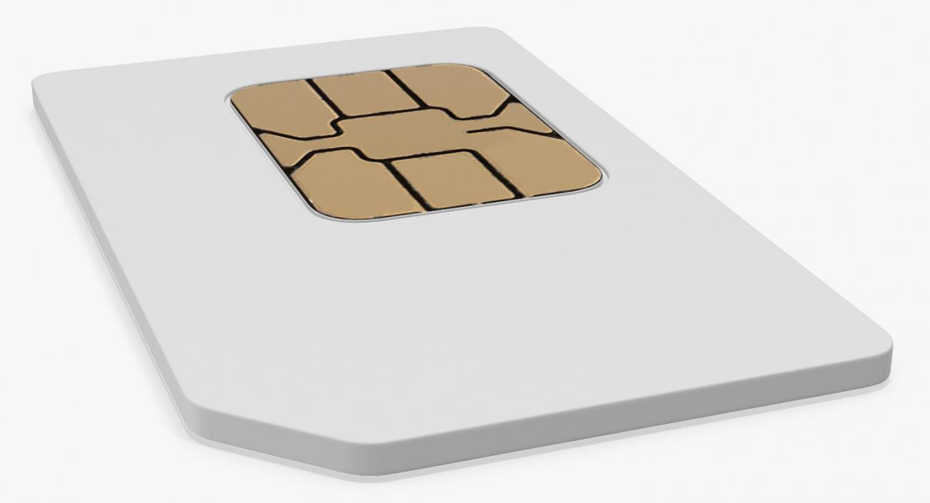 3D model SIM Card