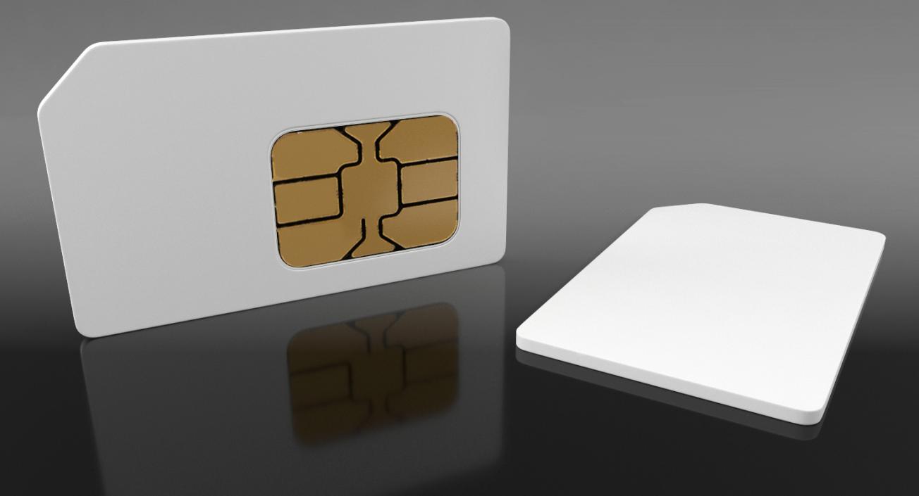 3D model SIM Card