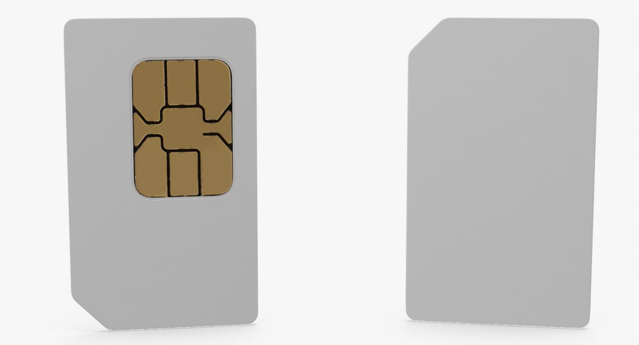 3D model SIM Card