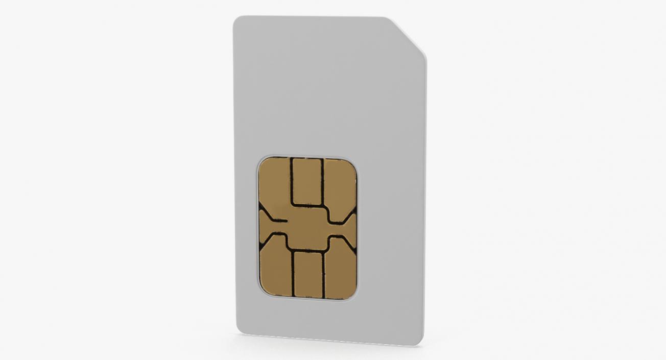 3D model SIM Card