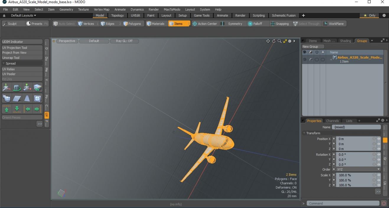 Airbus A320 Scale 3D