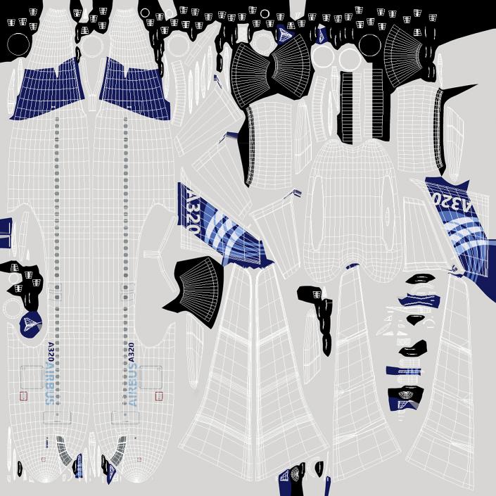 Airbus A320 Scale 3D