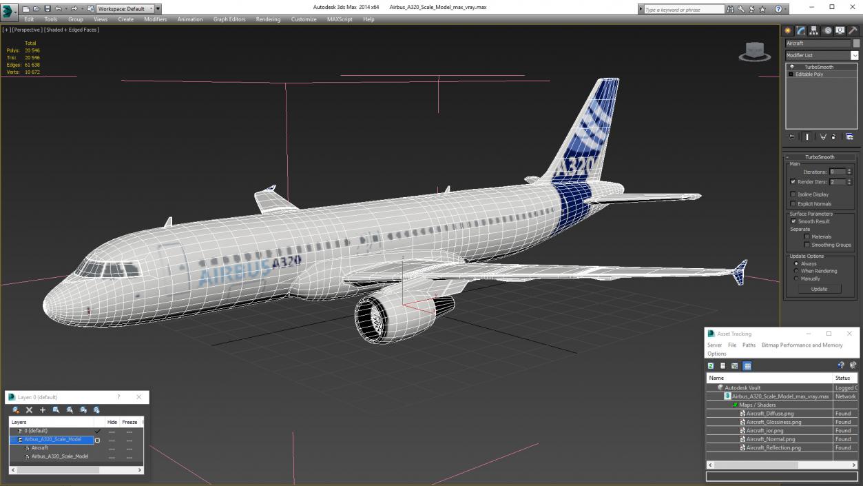 Airbus A320 Scale 3D