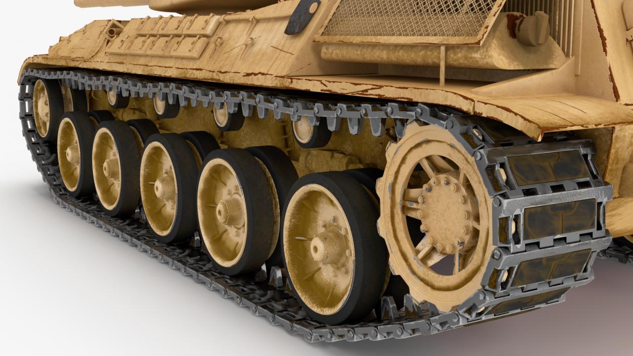 French AMX-30 Heavy Tank 3D model