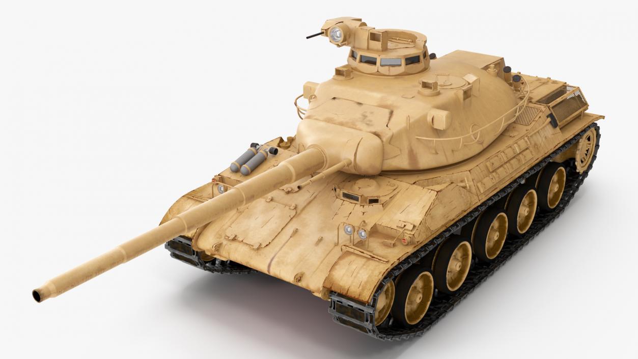 French AMX-30 Heavy Tank 3D model